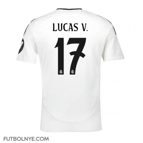 Camiseta Real Madrid Lucas Vazquez #17 Primera Equipación 2024-25 manga corta